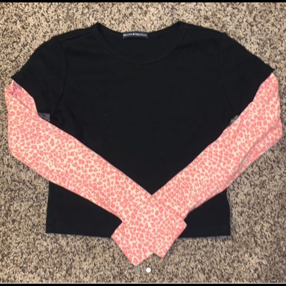 Rare Brandy Melville Pink Cheetah Ashlyn - Picture 2 of 2